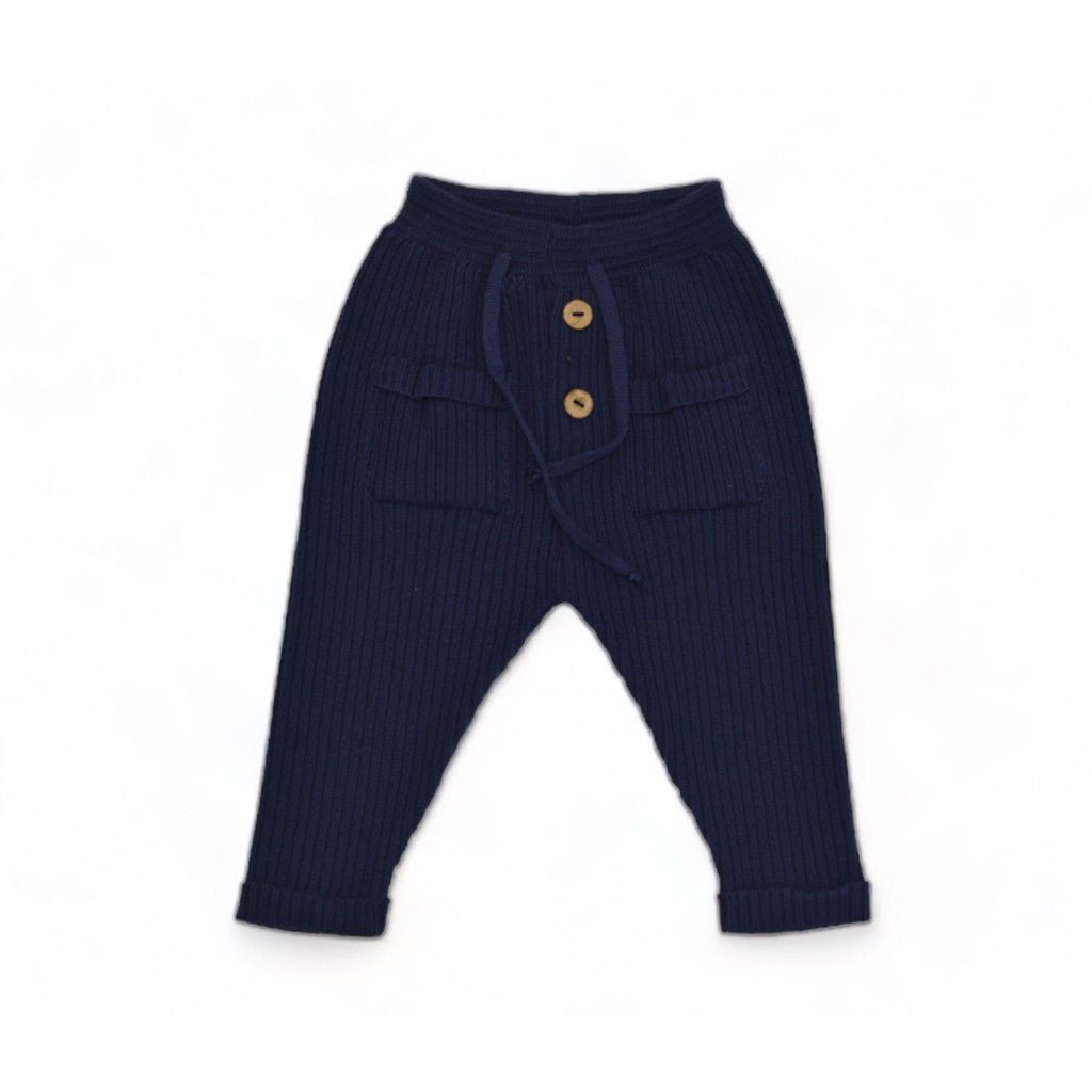 Buttery Soft Knit Pants Navy
